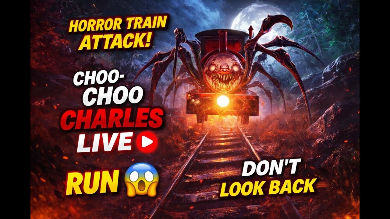CHO-CHO CHARLES LIVE 🚂👻 | Hunting the Monster Train | Hindi Live