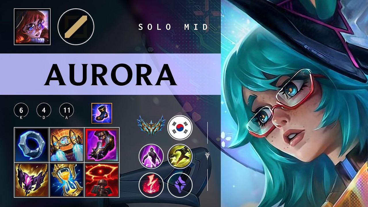 Aurora Mid vs Zed - KR Challenger Patch 26.05