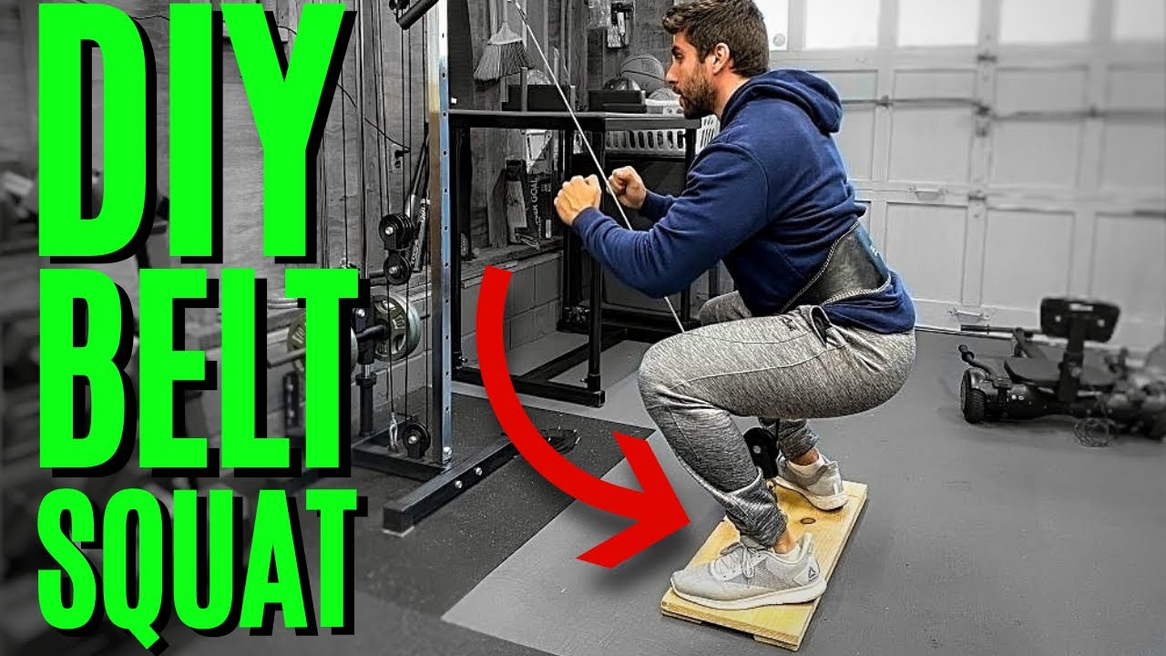 How To: SIMPLEST DIY Cable Belt Squat Platform For Under $12