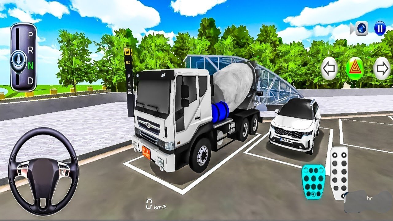 New Update Driving Cement Mixer Truck 3D Driving Class Game