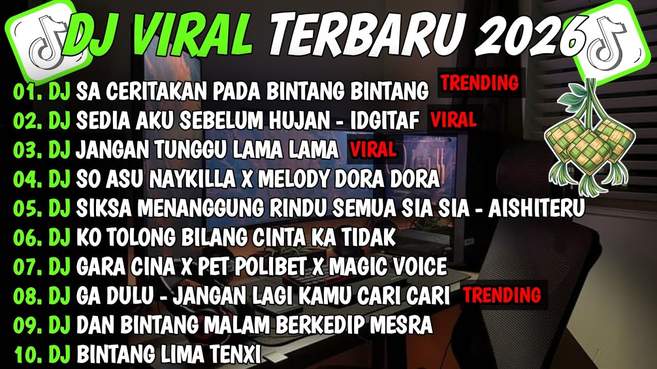 DJ TIKTOK TERBARU 2025🎵DJ SA CERITAKAN PADA BINTANG BINTANG - JAUH KO PERGI🎵DJ JAUH KO