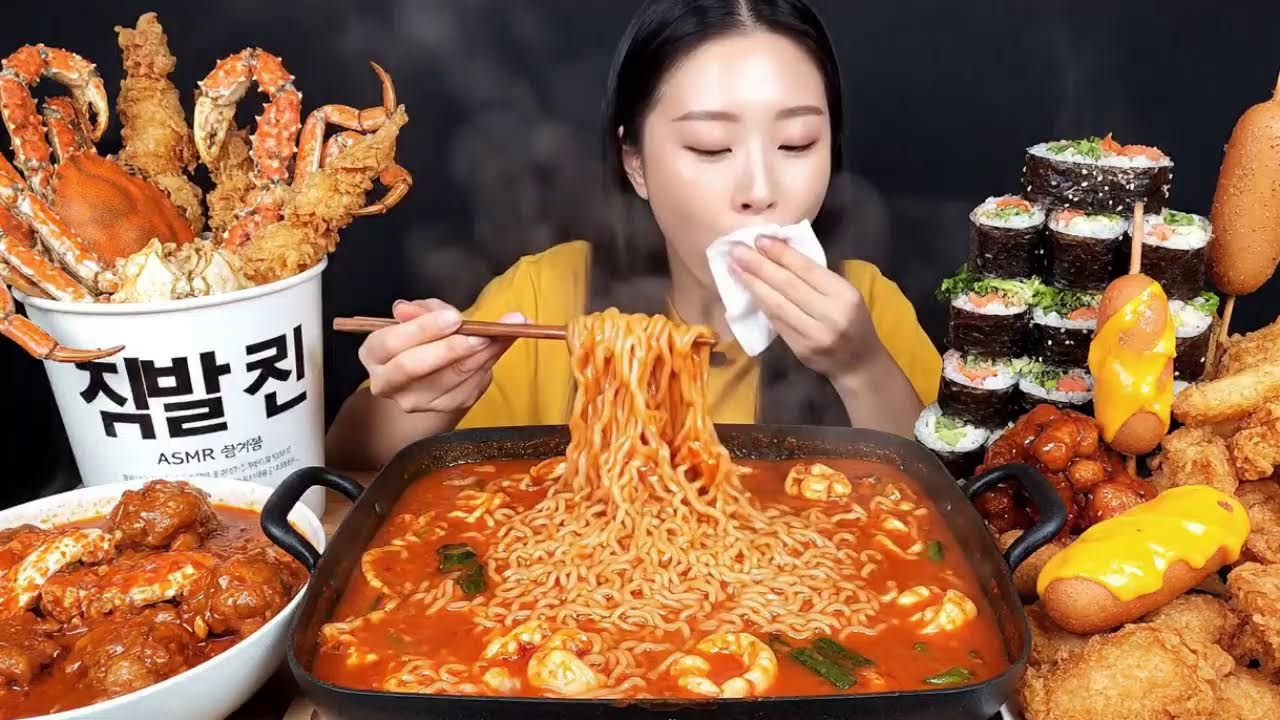 ASMR MUKBANG 🔥🔥 Korean Woman MUKBANG KING CRAB 🦀🦀 SEAFOOD | SEAFOOD