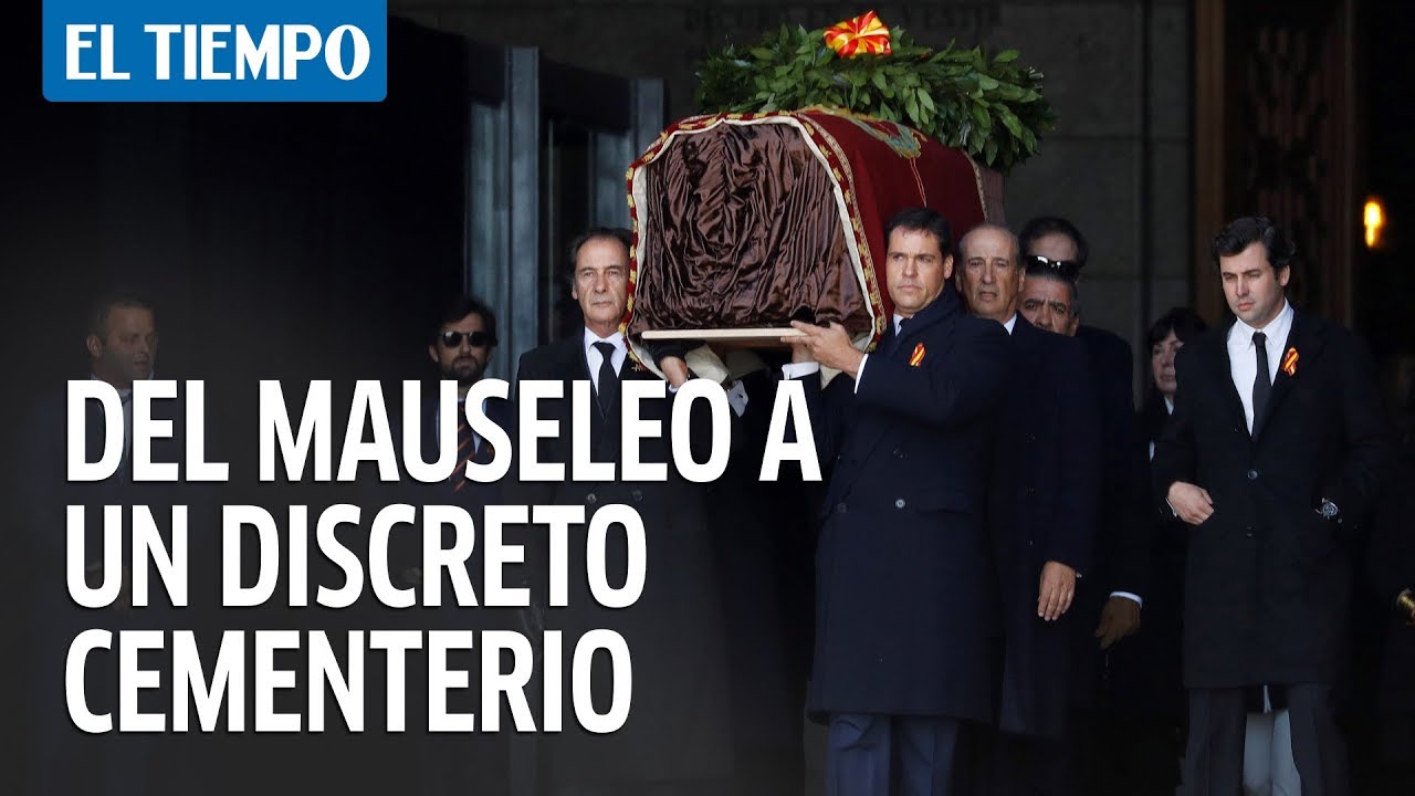 España exhumó al dictador Franco 44 años después de su muerte