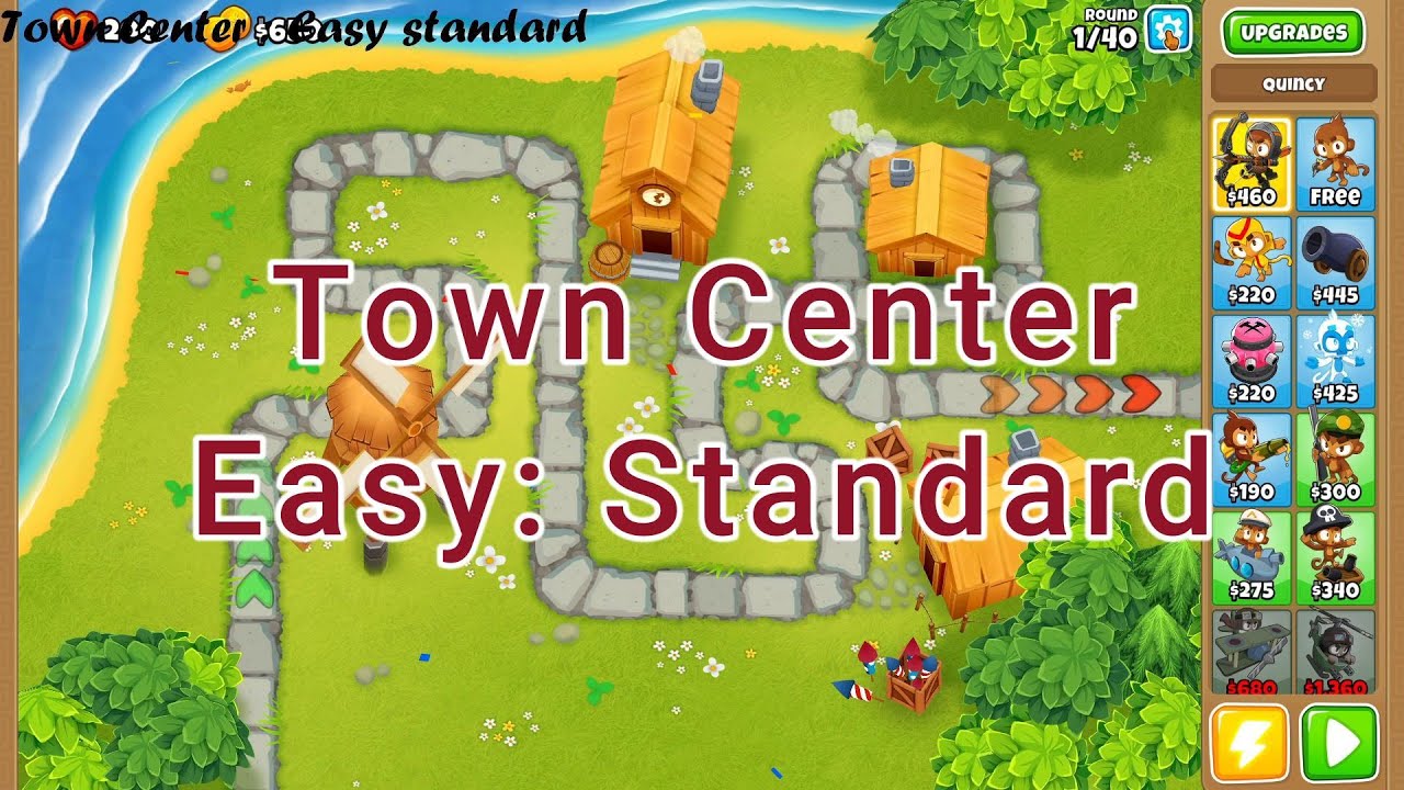 Bloons TD 6  Town Center Easy Standard