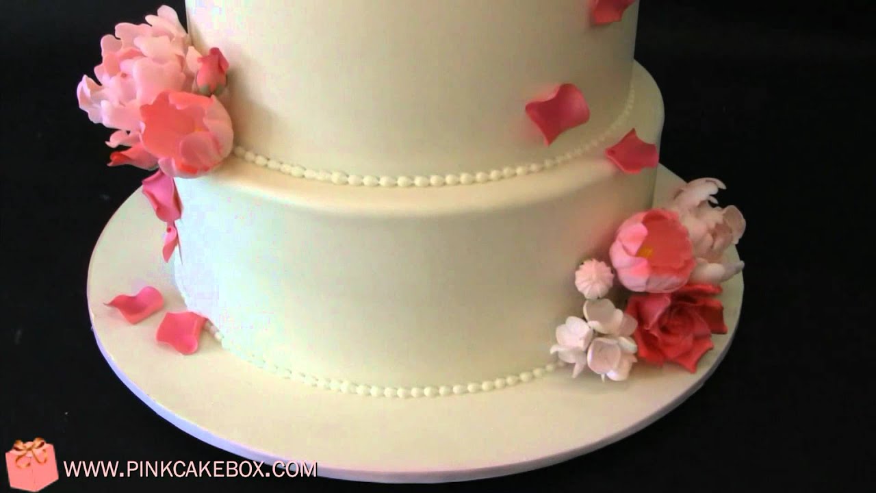 Rose Wedding Cake
