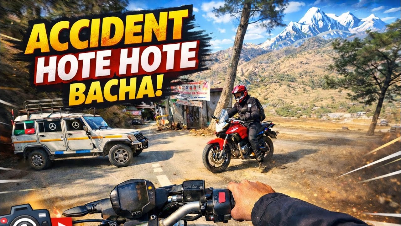 Aaj to baal baal bach gya 🤯😱 | Vlog 5 | Sarvesh Jayara | Motovlog #motovlog #youtube 
