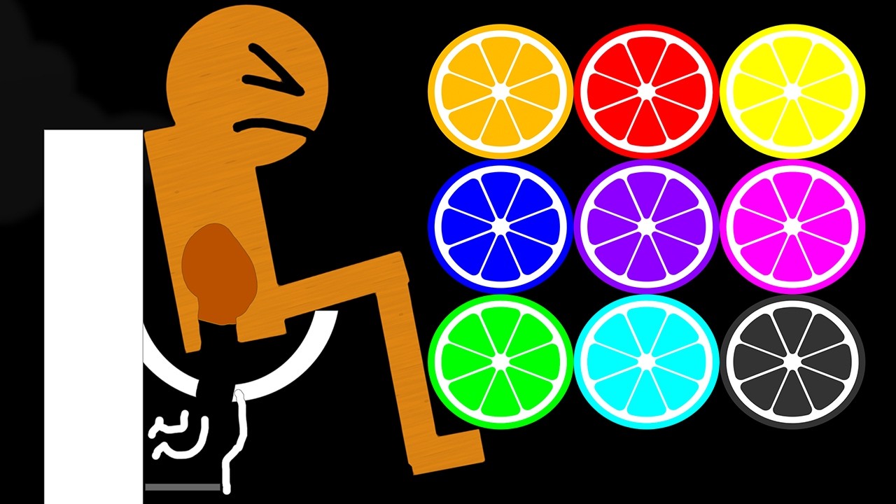 The Crazy Man 28 Legs Eliminations Marble Race in Algodoo