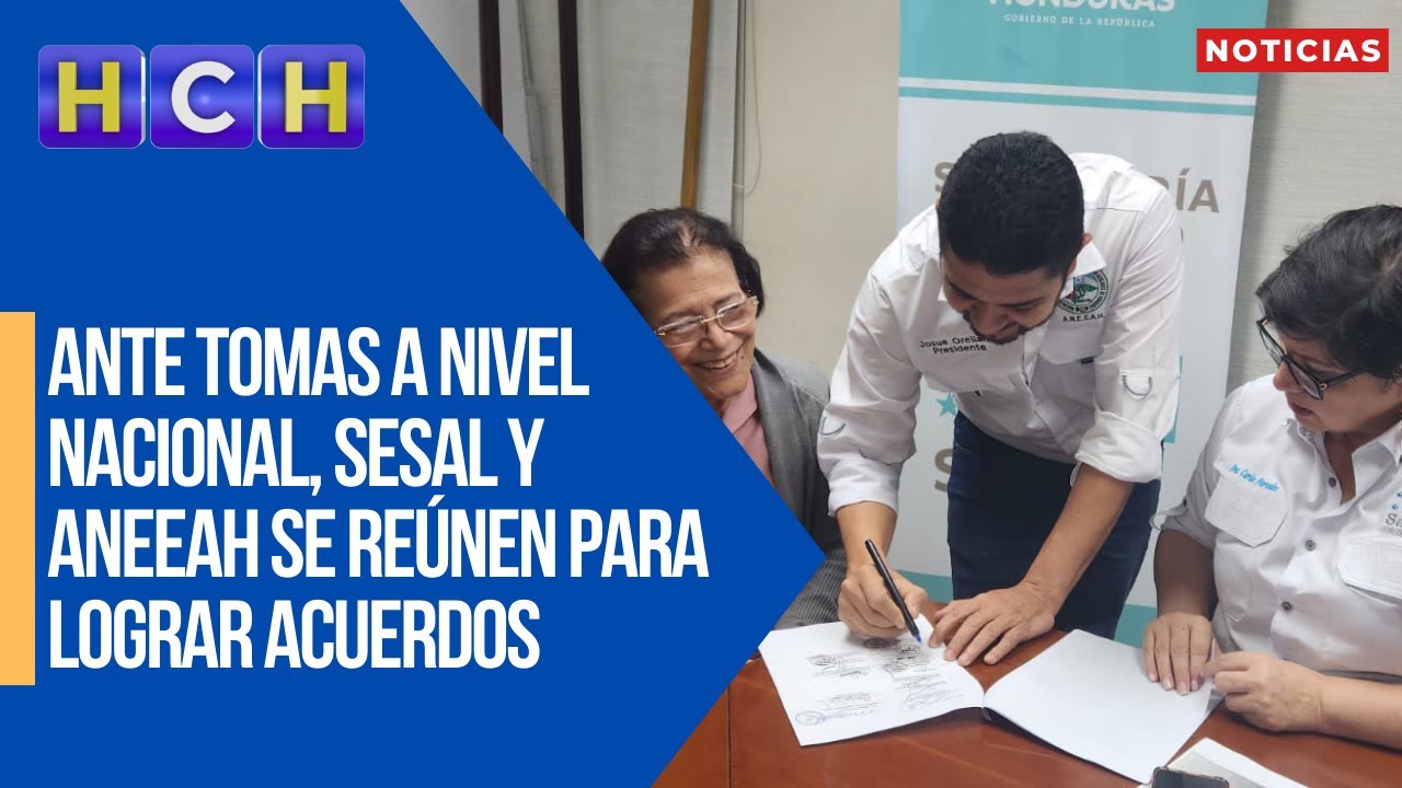 Ante tomas a nivel nacional, SESAL y ANEEAH se reúnen para lograr acuerdos