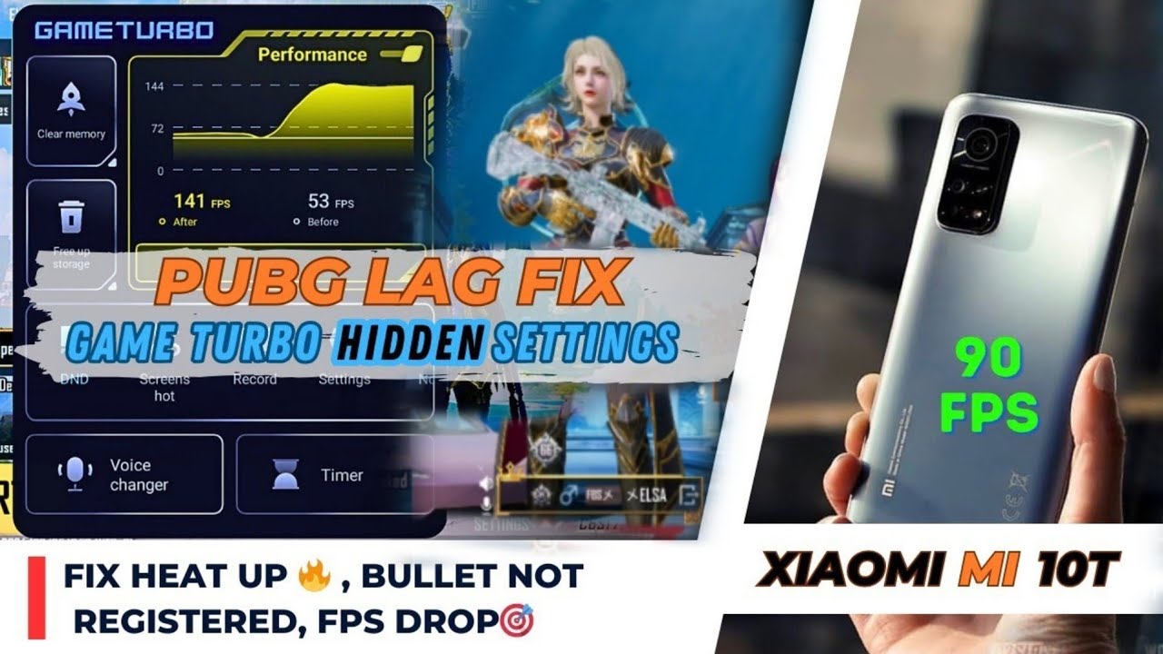 3.3 Update Mi 10t Lag Fix | Game Turbo Settings 144 Fps😍 | + Pubg Lag Fix for All Xiaomi Devices🔥