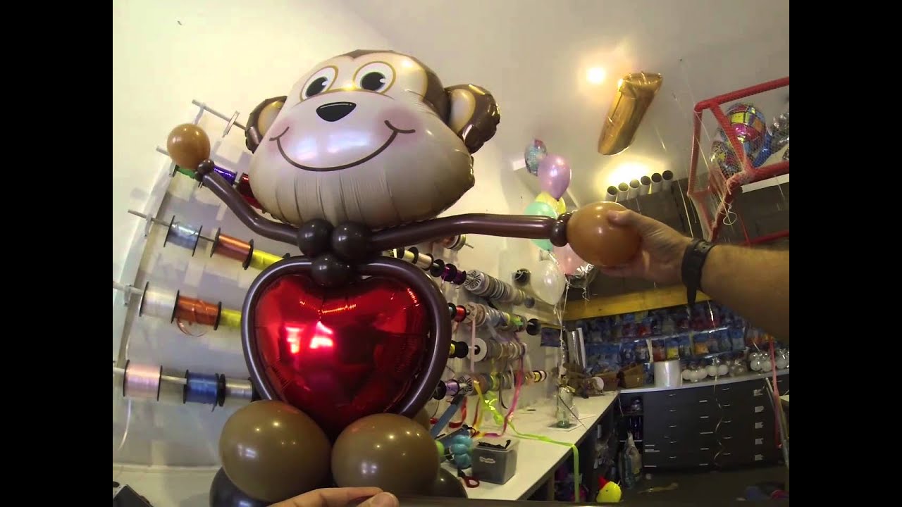 Balloons.com.au Instruction Video - Heart Monkey