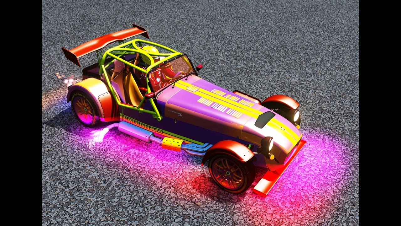 Caterham 7 Superlight R500 AERO K20C1/Tokyo Drift/Assetto Corsa.