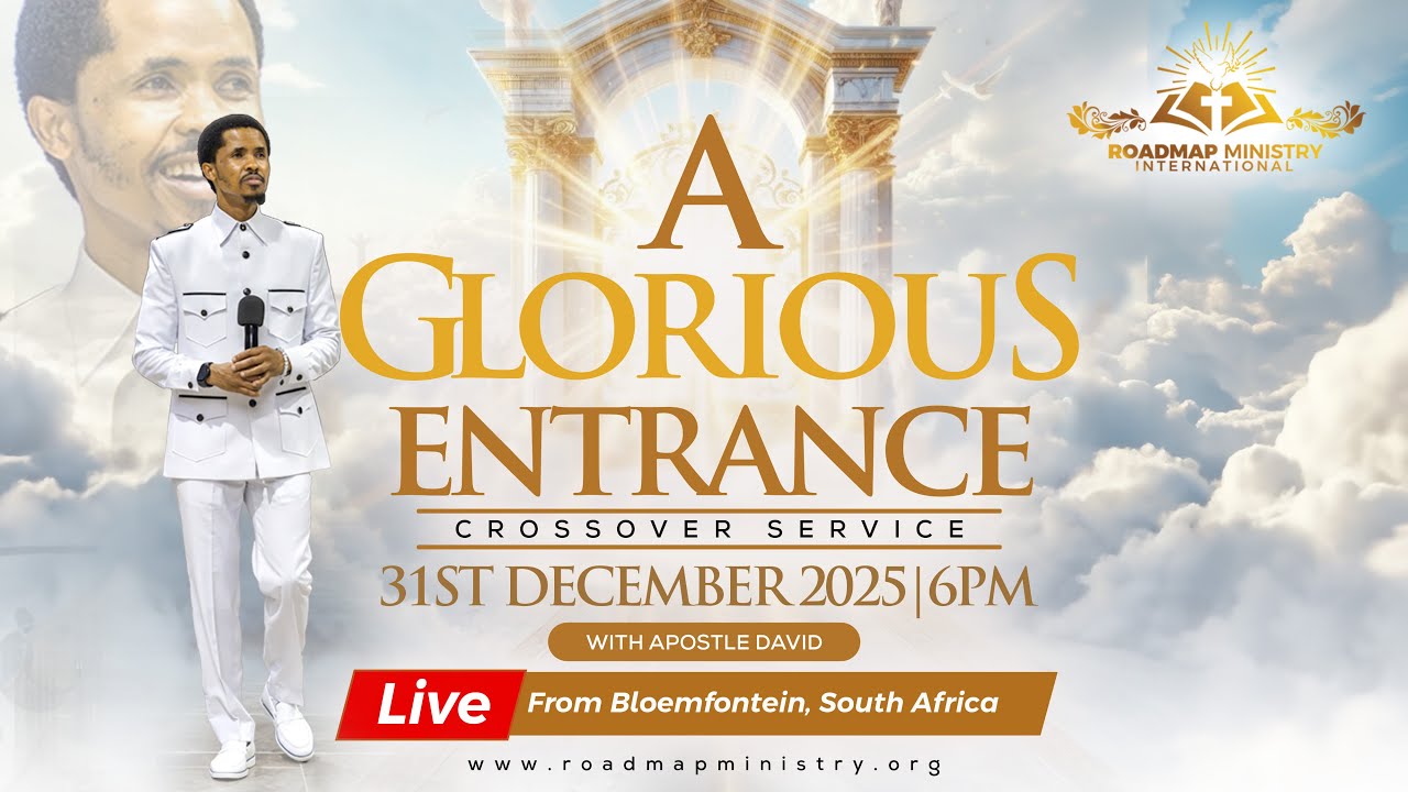 Roadmap Ministry International LIVE Crossover Service with Apostle David - 31.12.2025