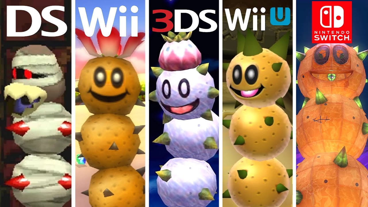 Evolution of Pokey Battles in Mario Games (2006-2020)