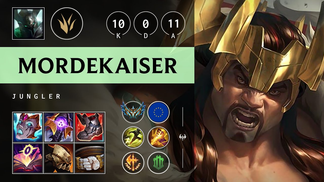 Mordekaiser Jungle vs Xin Zhao - EUW Challenger Patch 25.13