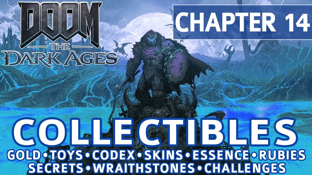 Doom The Dark Ages - Chapter 14: Spire of Nerathul All Collectibles & Gold Locations - 100%