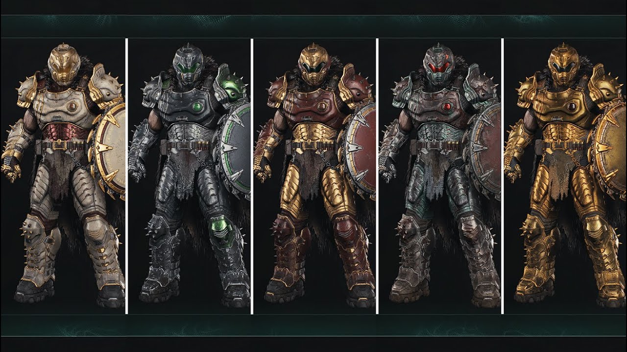 Doom The Dark Ages - All Slayer Skins (including Legionary skin)