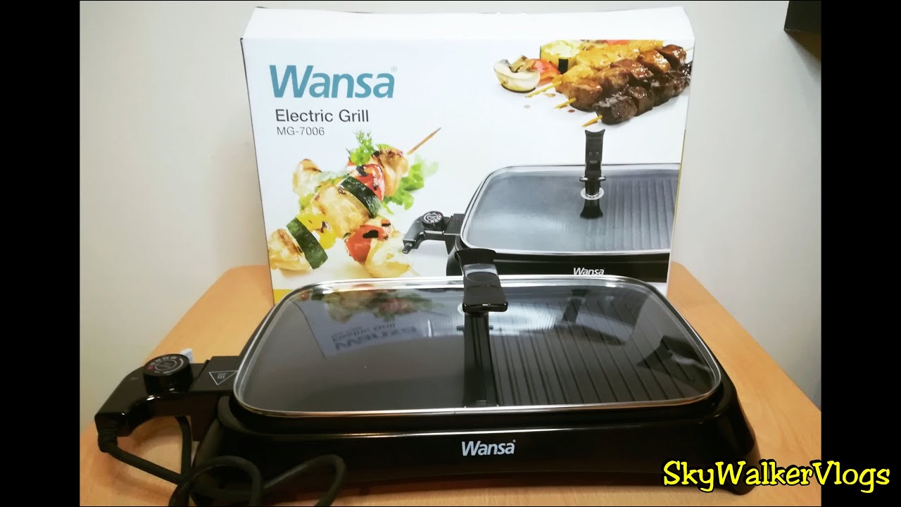 Electric Grill Wansa Unboxing