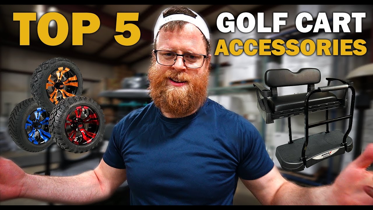 Top 5 Golf Cart Accessories! (CLUB CAR, EZ-GO, YAMAHA)
