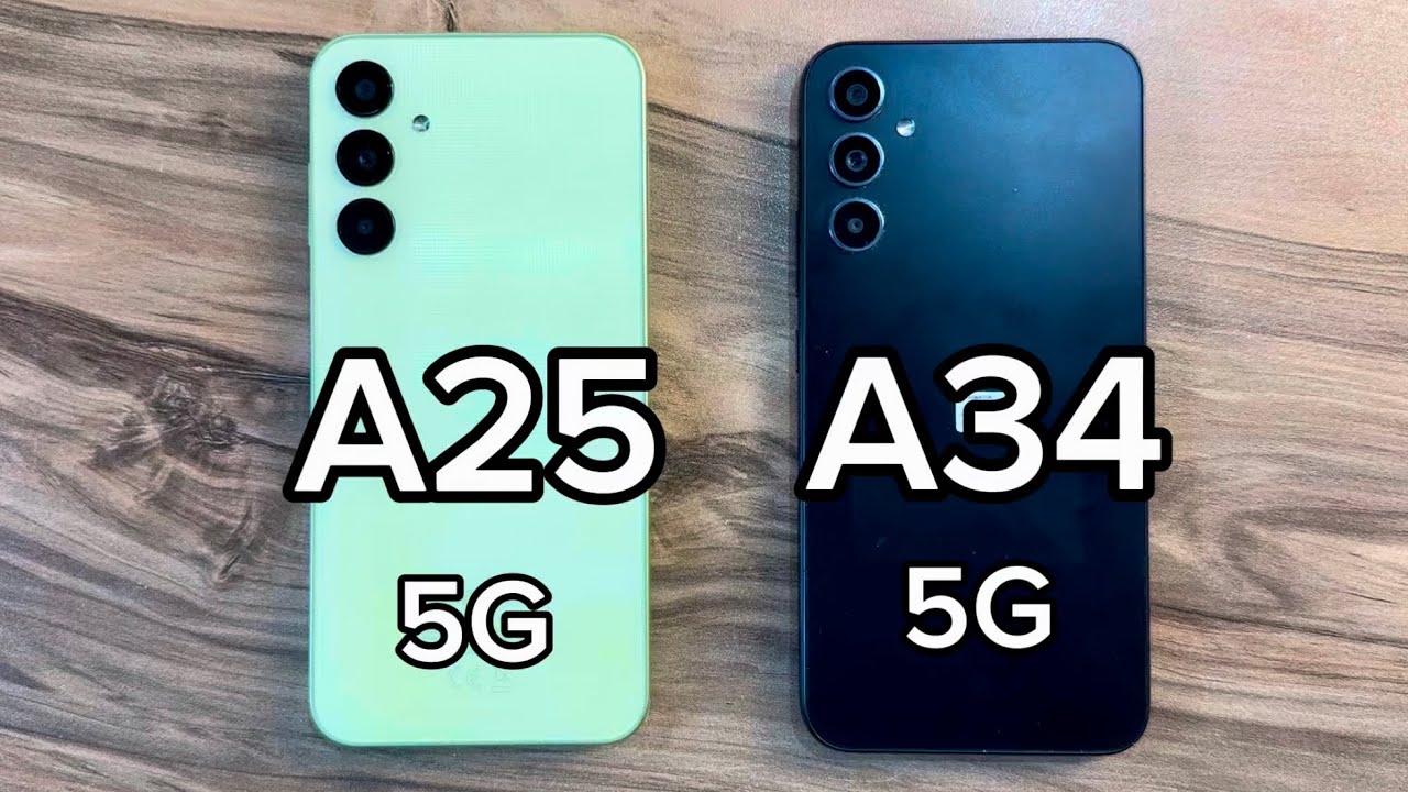 Samsung Galaxy A25 vs Samsung Galaxy A34