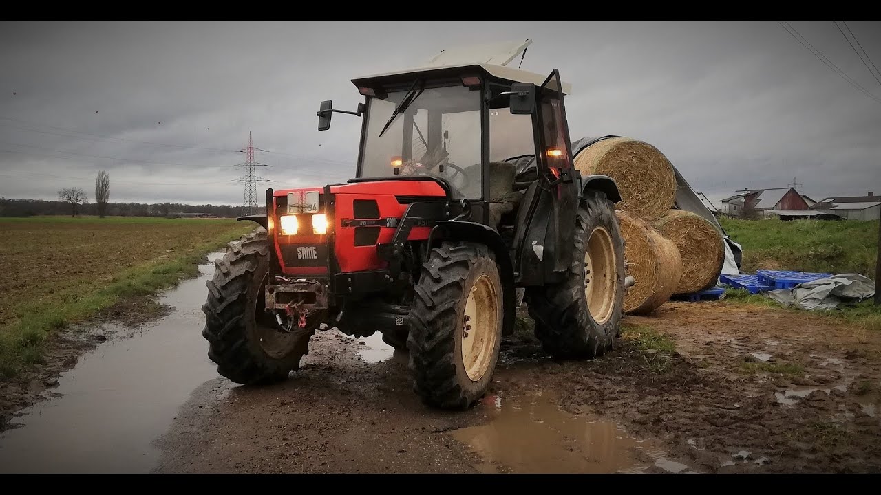 Schlammschlacht mit dem Traktor Same Aster 70 - Lotta nel fango - Un saluto all´Italia