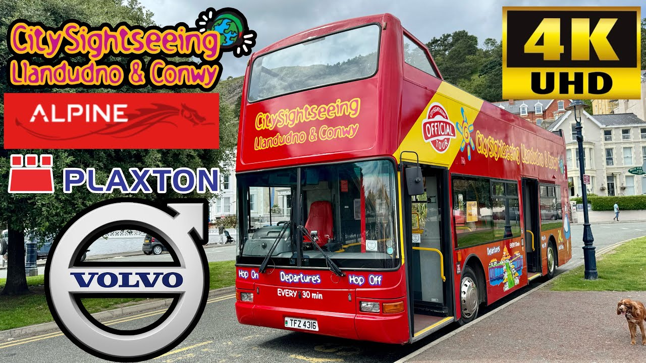 [Worldwide City Sightseeing Open Top Bus Tour: Llandudno Pier to Penrhyn Bay, Rhos-on-Sea] VolvoB7TL