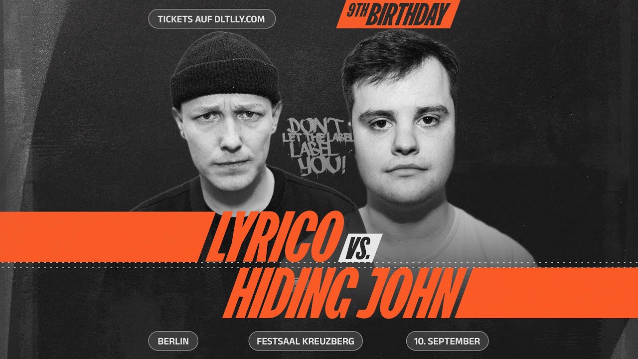 Hiding John vs Lyrico // Rapbattle Berlin @ 9th Birthday // Festsaal Kreuzberg // DLTLLY