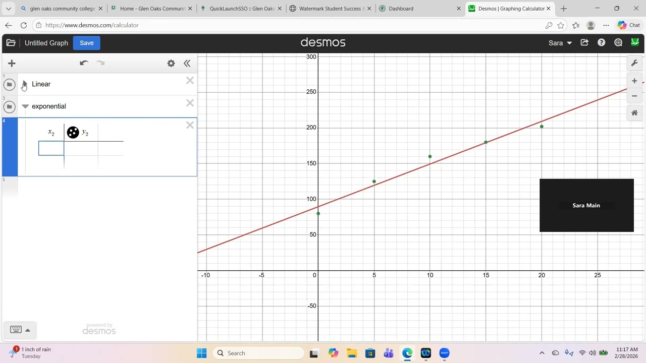 math 101 Unit 2 Project Desmos
