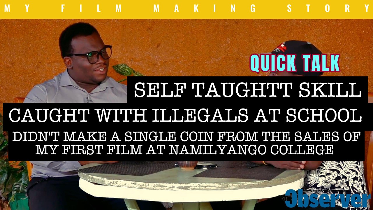 Smuggled a camera into Namilyango college to make films | Brian Kabogoza QuickTalk