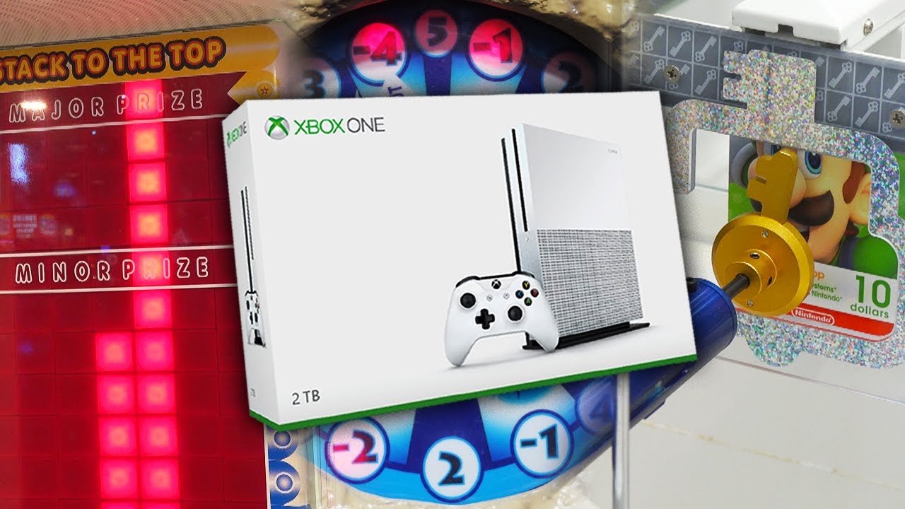 Can I Win the XBOX at the Arcade Playing ONLY Prize Games?
