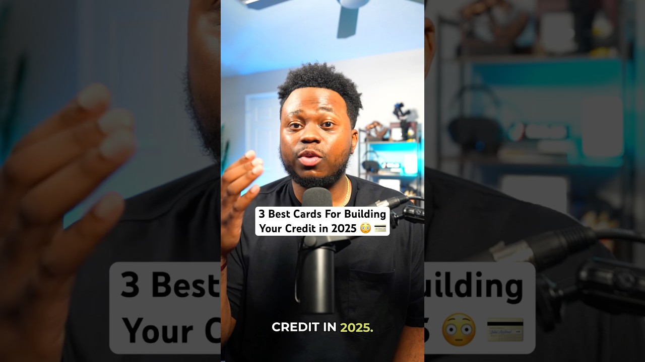 3 Best Cards For Building Your Credit in 2025 😳💳#personalfinance #credit #creditrepair #creditcard