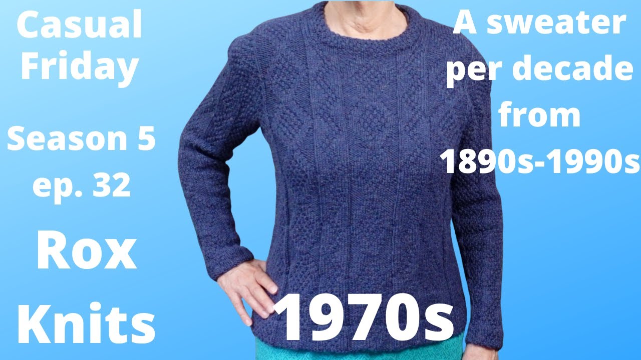 1970s Seamless Set-in Sleeve Sweater // Casual Friday S05E32