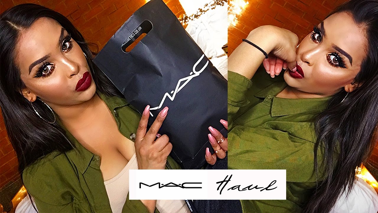 HUGEEE M.A.C Makeup Haul - 36 PRODUCTS!!| NikkisSecretx