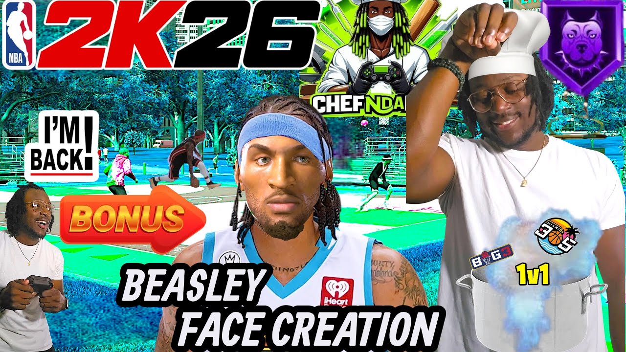 Реалистичное создание лица Майкла Бизли в NBA 2k26 (издание Chef's Edition) 💪🏾🔥🔥