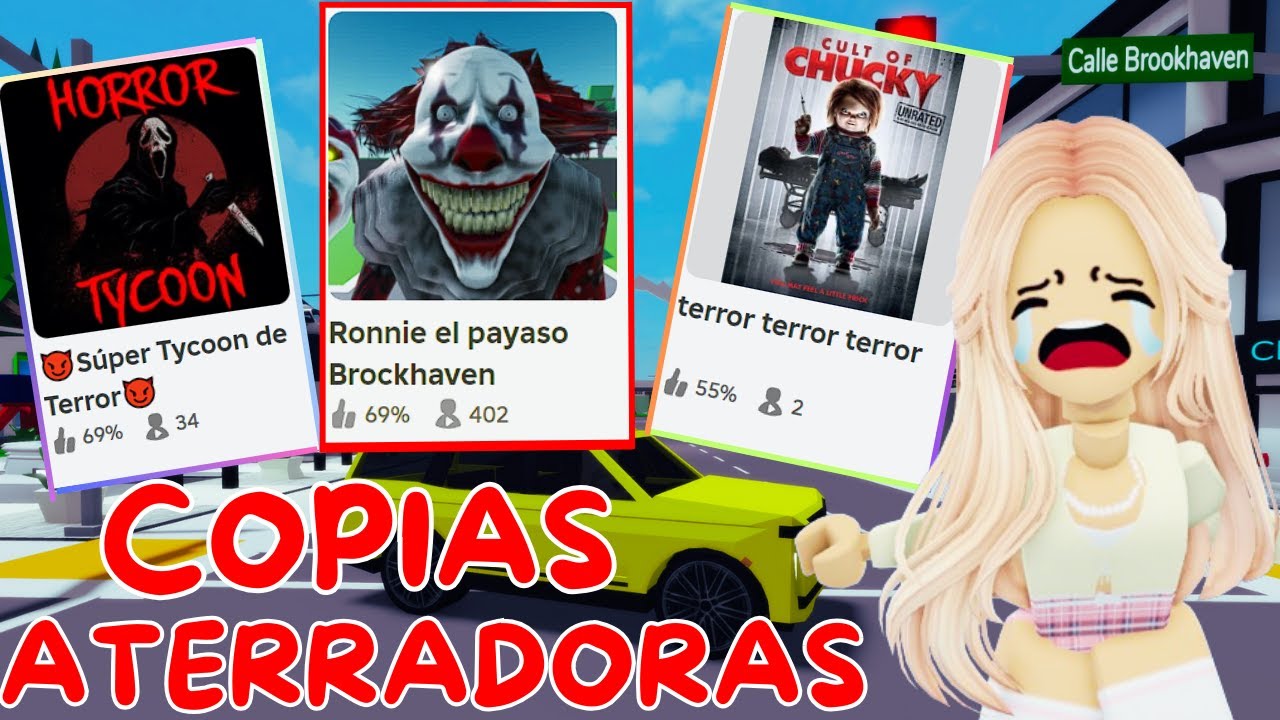 😱PROBANDO los JUEGOS MÁS ATERRADORES 🤡 de ROBLOX en HALLOWEEN | Valery Rm