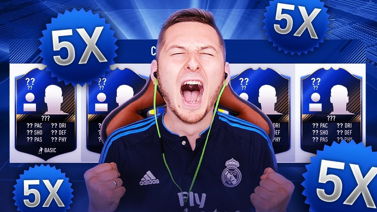 FIFA 17 - 5 KART TOTY W DRAFCIE!