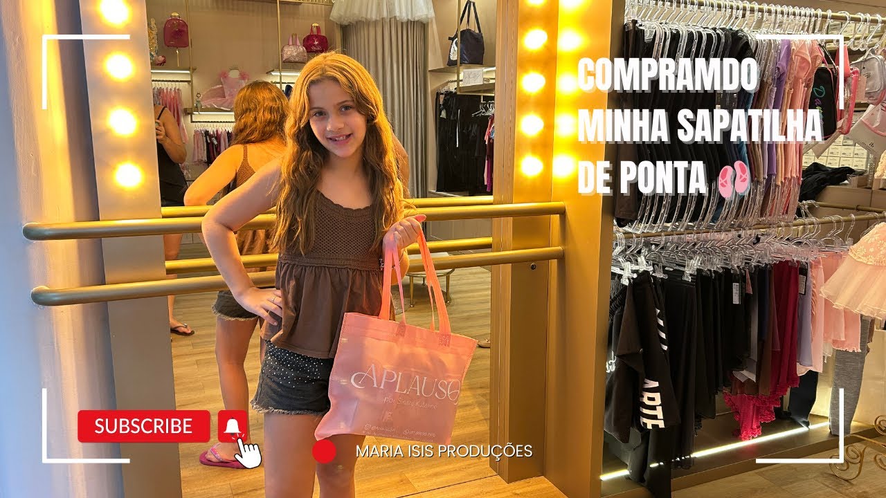 Comprando a minha sapatilha de ponta 🩰🩰💖💖