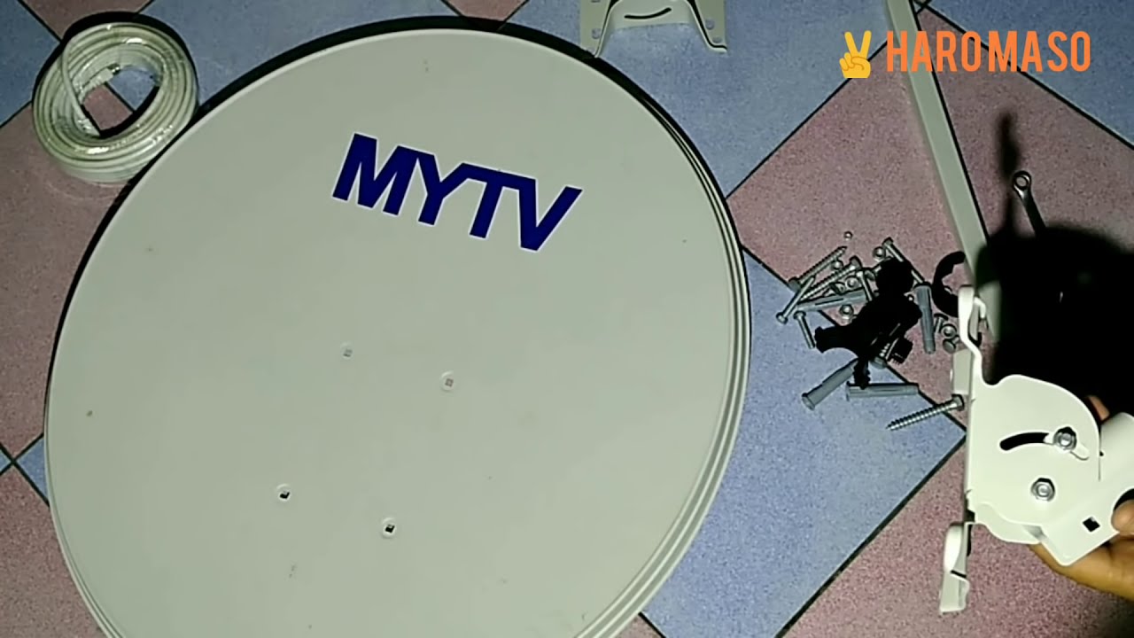 Panduan Pasang Dish MYTV (Piring MYTV) Dari Keadaan Berai Hingga Betul2 Ready To Use