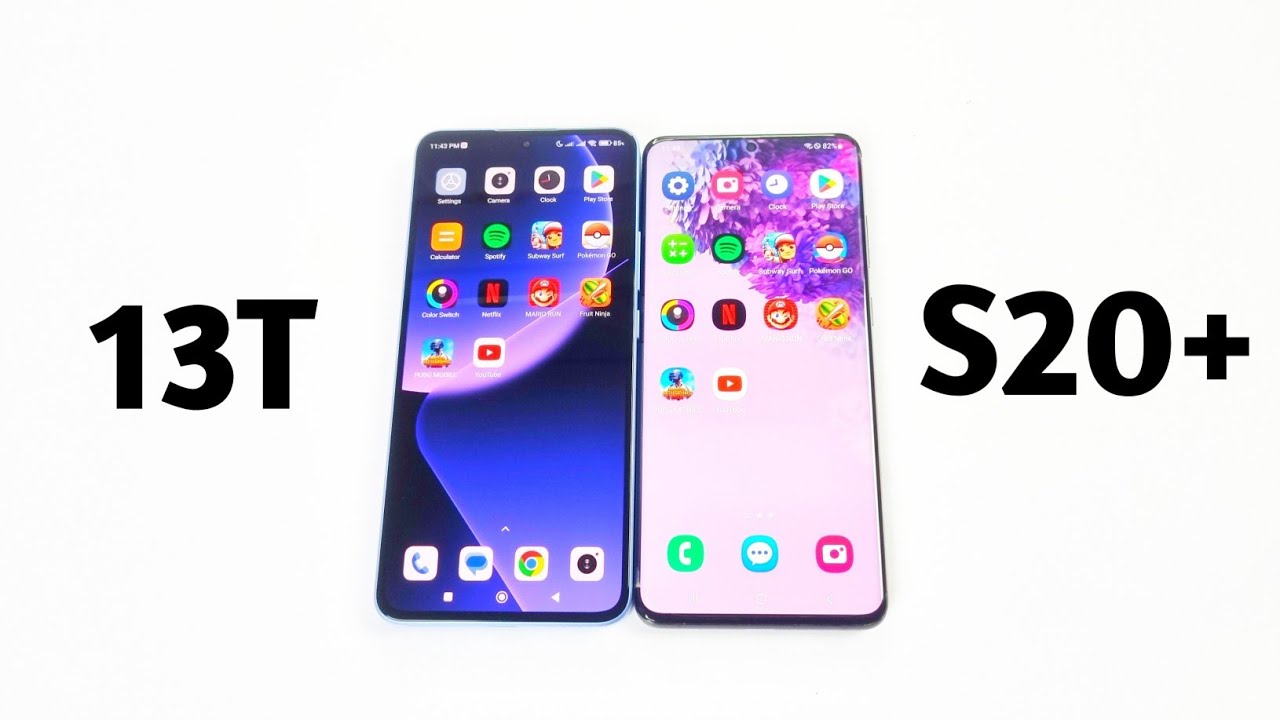 Samsung S20+ Vs Xiaomi 13T 5G - SPEED TEST(2023)