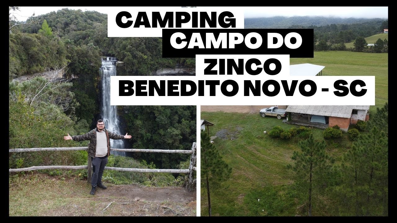 Camping Campo do Zinco - Benedito Novo - fomos na Cachoeira de 78 metros