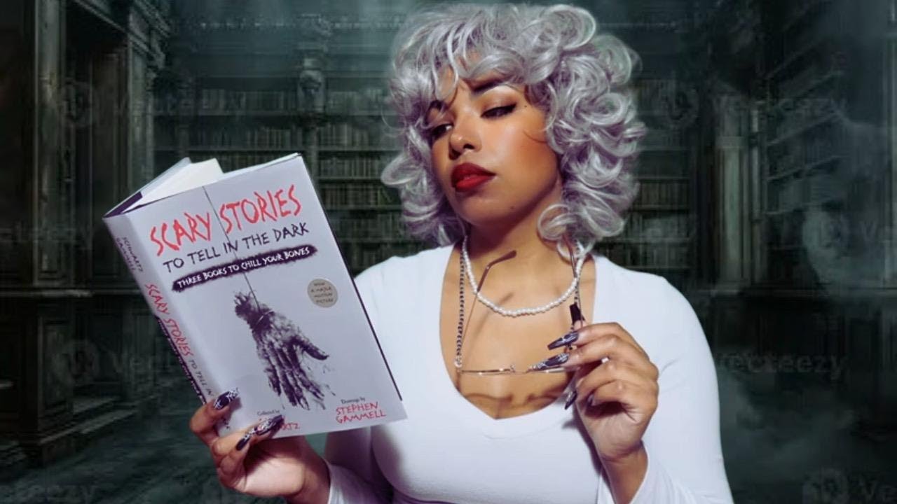 ASMR Scary Stories In Haunted Library W/Gum Chewing,🎃 SPOOKTOBER