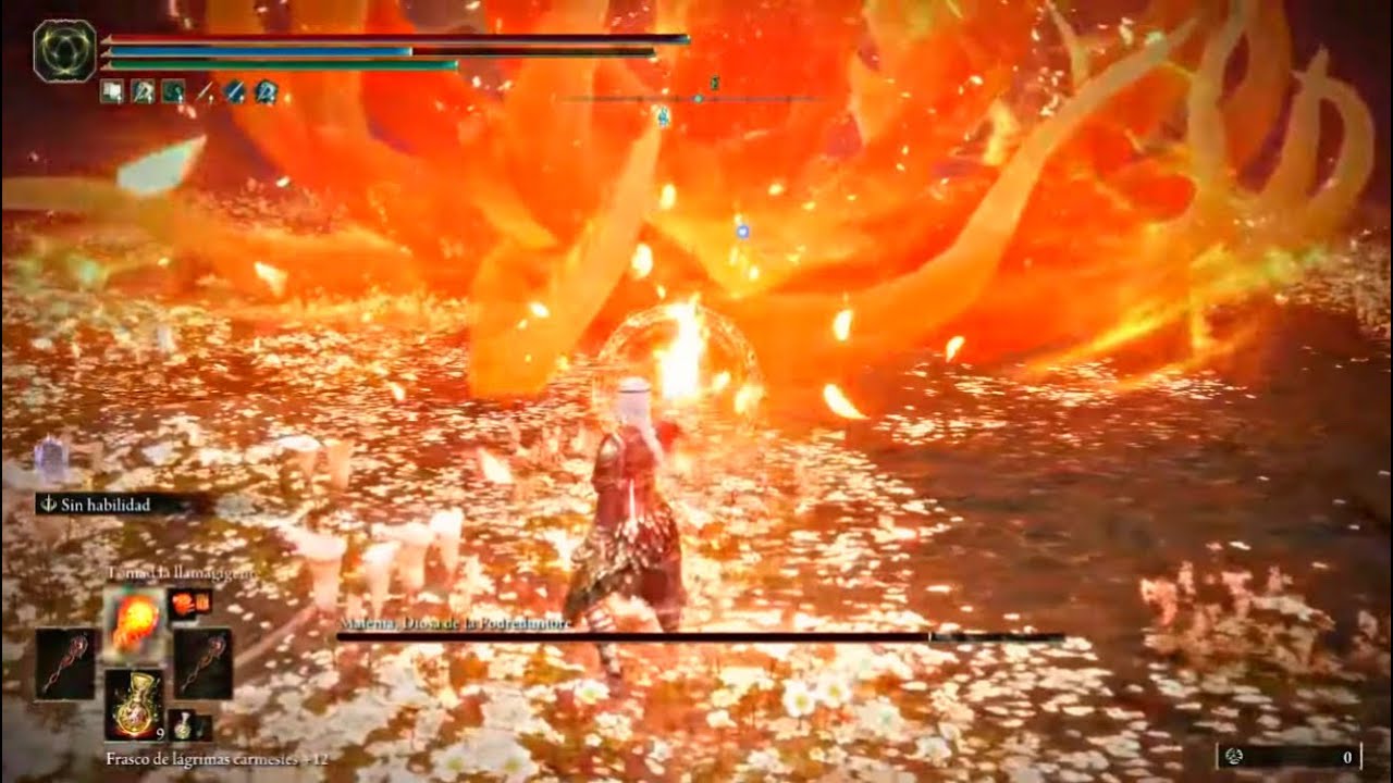 Malenia Blade of Miquella fire incantations only NG+ 7 - Elden Ring