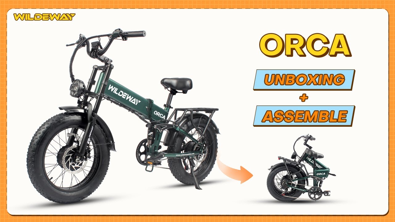 Wildeway Dual Motor Electric Bike for Adults 2300W Folding Ebike Full Suspension Long Range#ebike