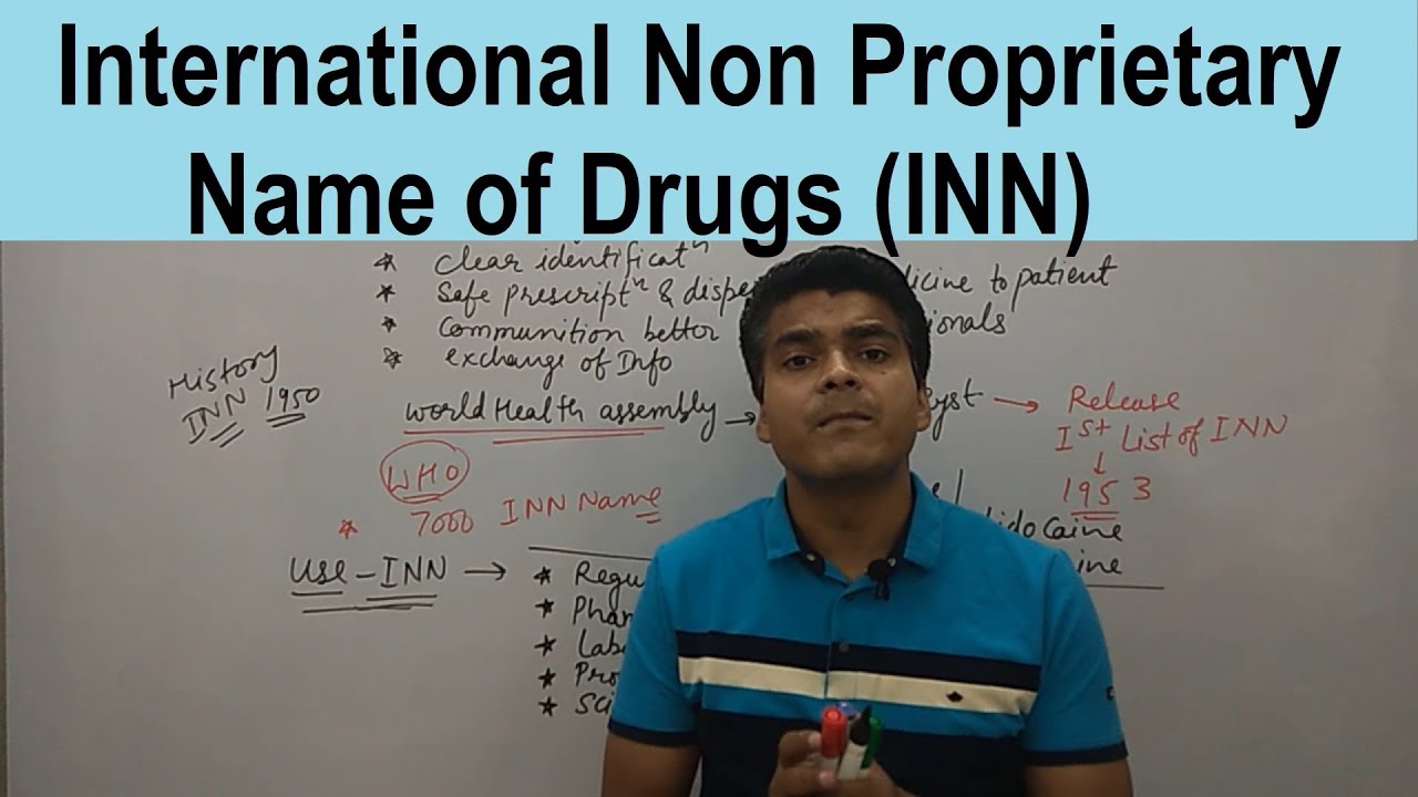 International Non Proprietary Name of Drugs | INN | Drug Nomenclature | Pharmacovigilance | BPharm