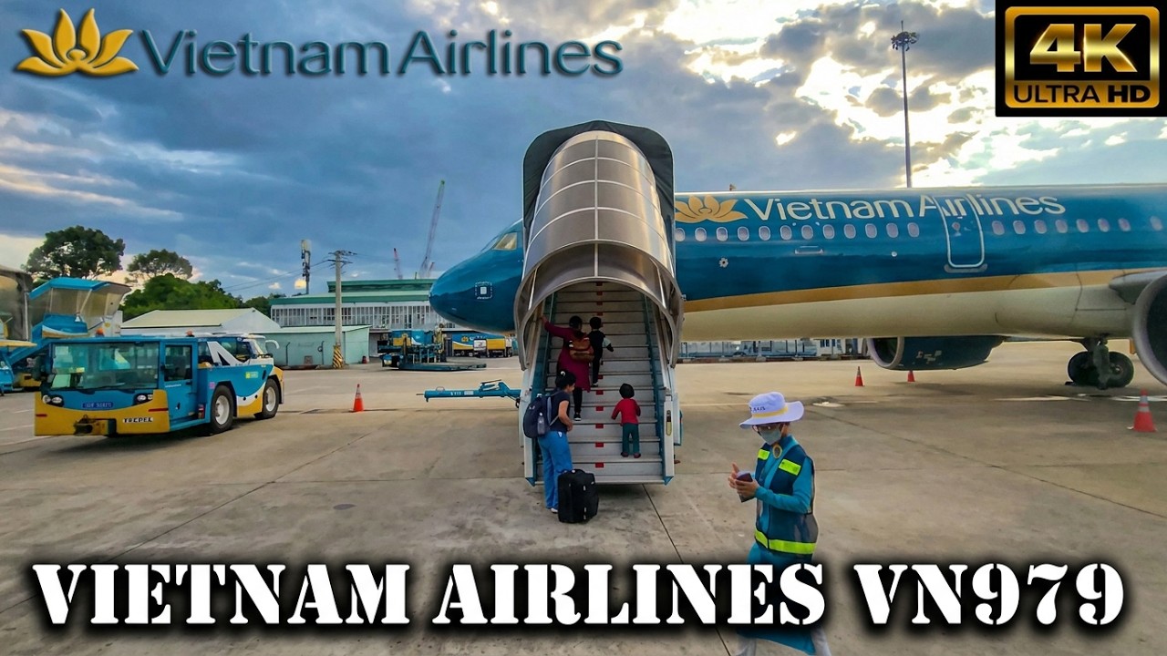 🛬 Vietnam Airlines VN979 Ho Chi Minh City 🇻🇳 to Mumbai 🇮🇳 4k  🛬