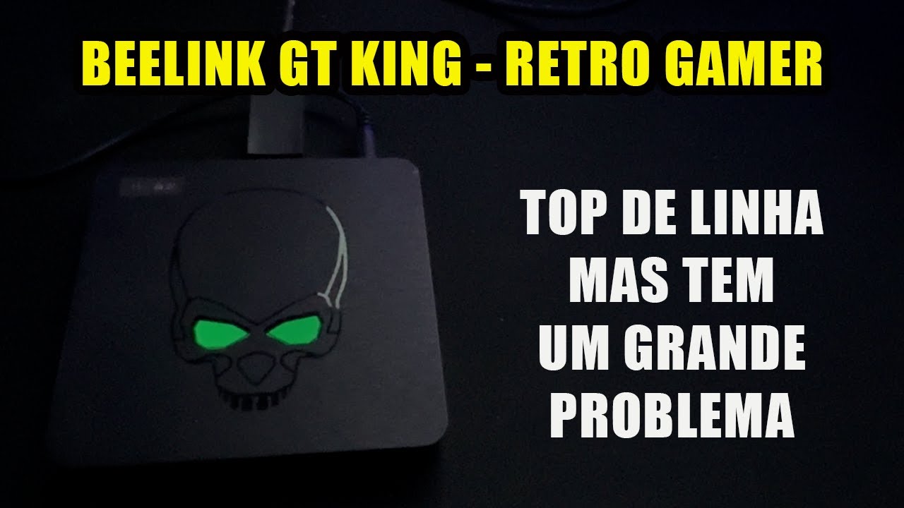 Beelink GT king, um retro gamer top de linha mas que tem um grande problema