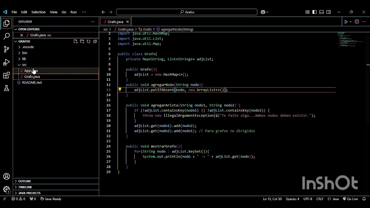 Grafos - Estructura de datos - Que es, ejemplo e implementación en java