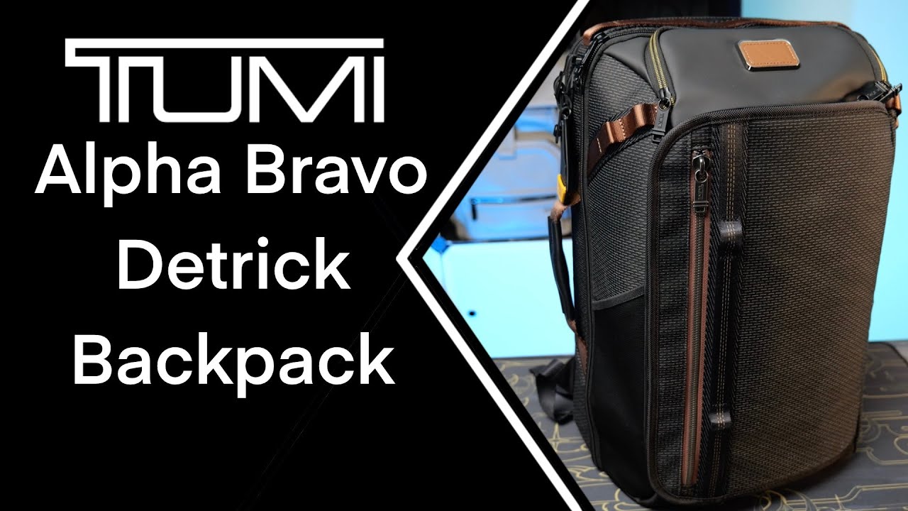 Обзор рюкзака Tumi Alpha Bravo Detrick — создан специально для путешествий!