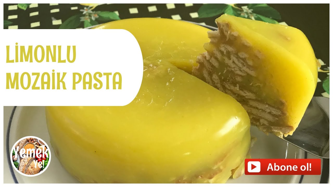 🍋Limonlu Mozaik Pasta Tarifi Nasıl Yapılır? | Mozaik Pasta | Limonlu Tatlı | Pasta Tarifleri