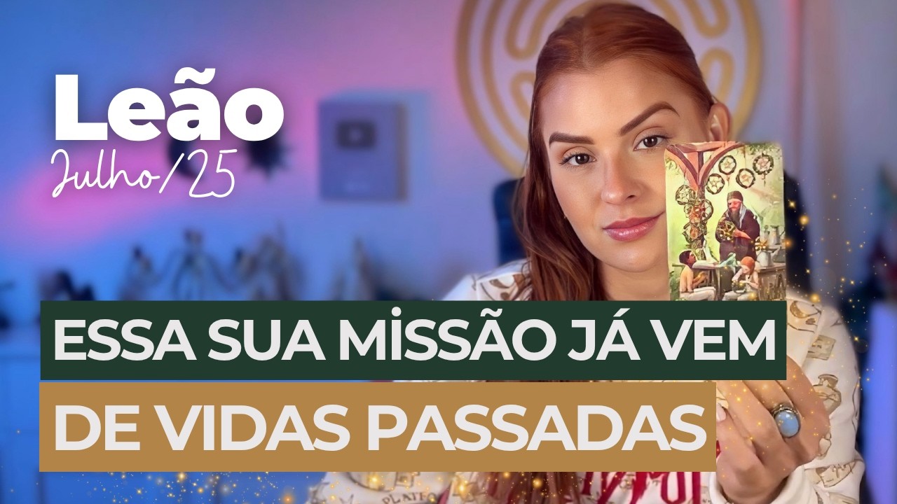 LEÃO ♌️: ESSE É SEU DESTINO E NÃO TEM PARA ONDE CORRER! ESSE TRABALHO ESTÁ DESTINADO A SER SEU