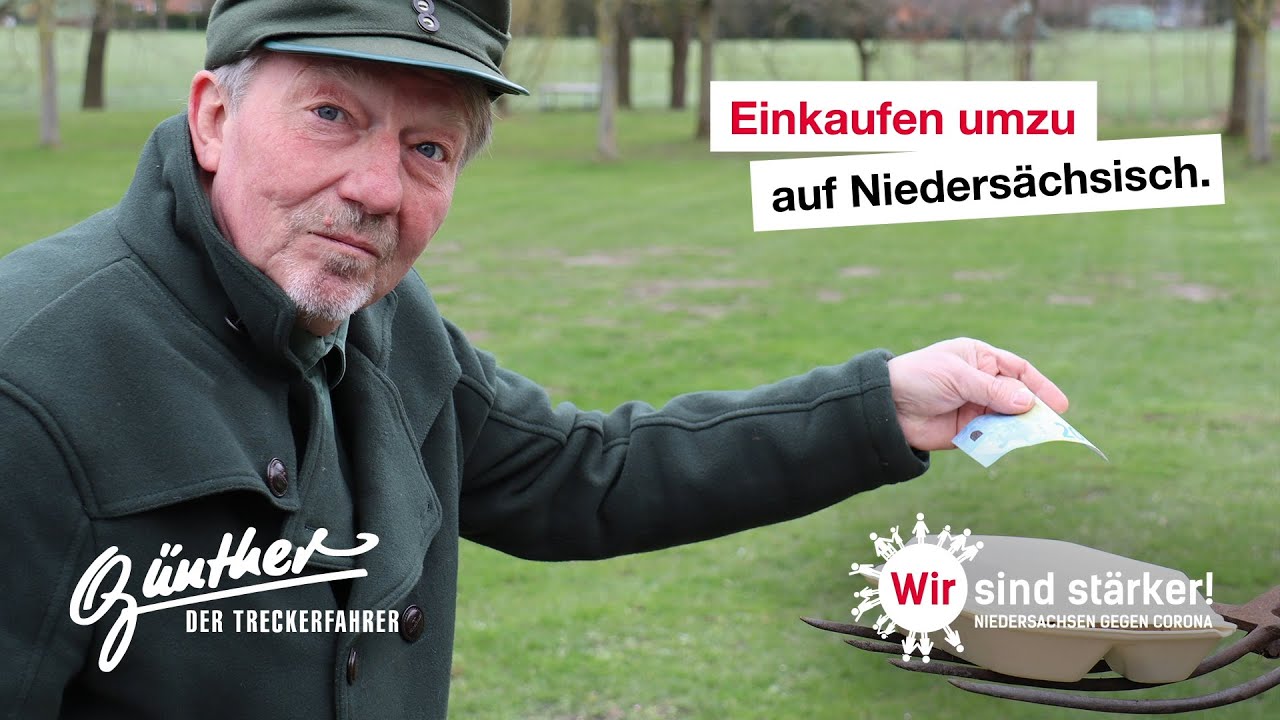 Niedersachsen gegen Corona: Günther, der Treckerfahrer: Einkaufen umzu